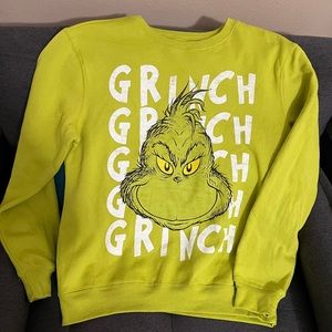 Juniors' Dr. Seuss The Grinch Graphic-Print Sweatshirt